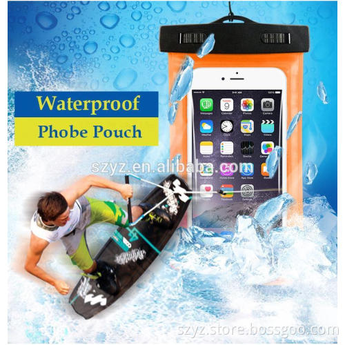 Waterproof Mobile Phone Bags with Strap Dry Pouch Cases Cover for Samsung galaxy S7